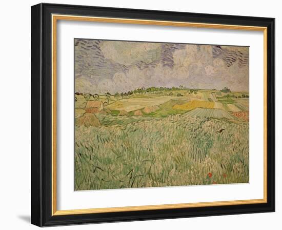 The Plain at Auvers, c.1890-Vincent van Gogh-Framed Giclee Print