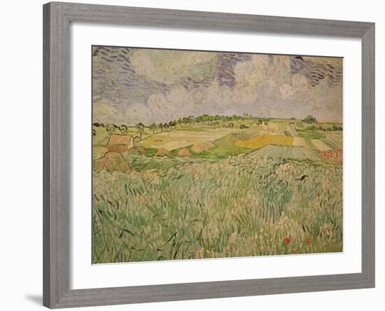 The Plain at Auvers, c.1890-Vincent van Gogh-Framed Giclee Print