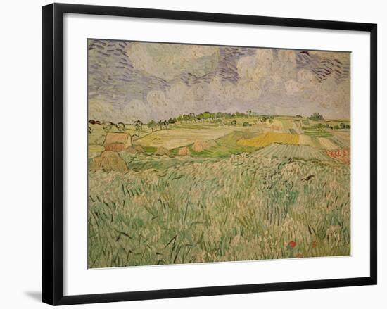 The Plain at Auvers, c.1890-Vincent van Gogh-Framed Giclee Print