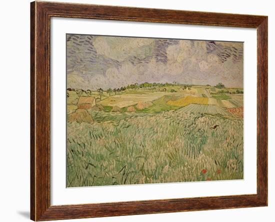 The Plain at Auvers, c.1890-Vincent van Gogh-Framed Giclee Print