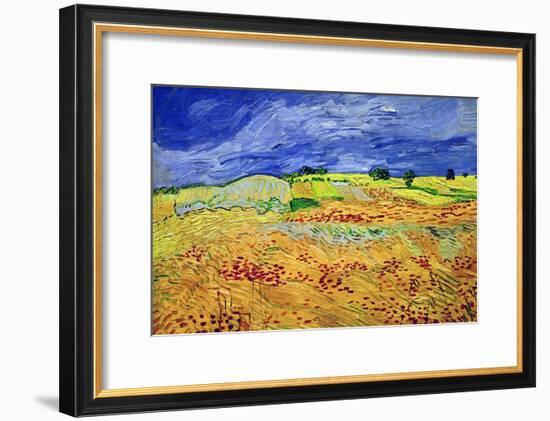 The Plain at Auvers, c.1890-Vincent van Gogh-Framed Giclee Print