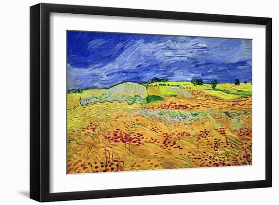 The Plain at Auvers, c.1890-Vincent van Gogh-Framed Giclee Print