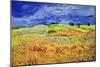 The Plain at Auvers, c.1890-Vincent van Gogh-Mounted Giclee Print