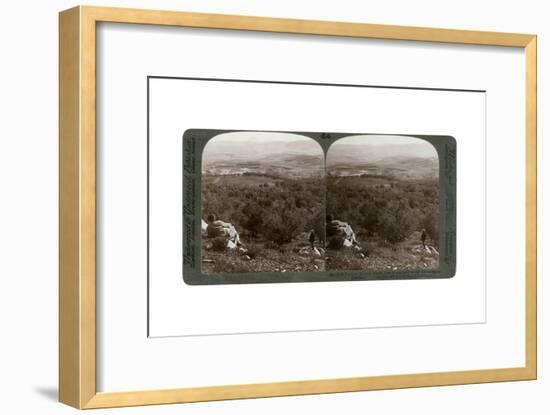 The Plain of Dothan, Palestine, 1900-Underwood & Underwood-Framed Giclee Print