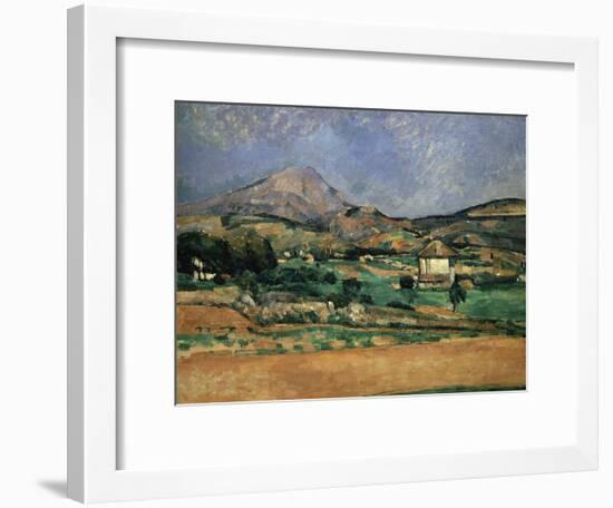 The Plain of the Mont Sainte-Victoire, 1882-1885-Paul Cézanne-Framed Giclee Print