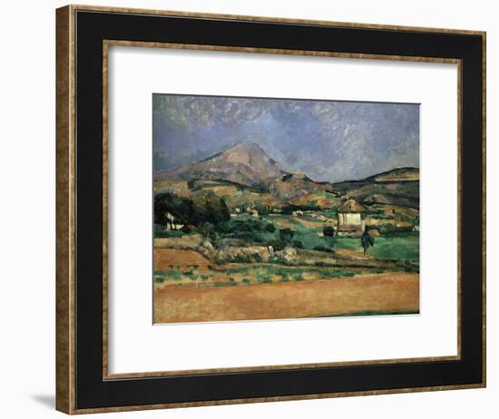 The Plain of the Mont Sainte-Victoire, 1882-1885-Paul Cézanne-Framed Giclee Print