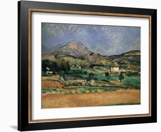 The Plain of the Mont Sainte-Victoire, 1882-1885-Paul Cézanne-Framed Giclee Print