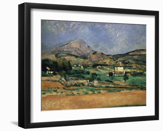 The Plain of the Mont Sainte-Victoire, 1882-1885-Paul Cézanne-Framed Giclee Print