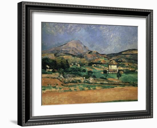 The Plain of the Mont Sainte-Victoire, 1882-1885-Paul Cézanne-Framed Giclee Print