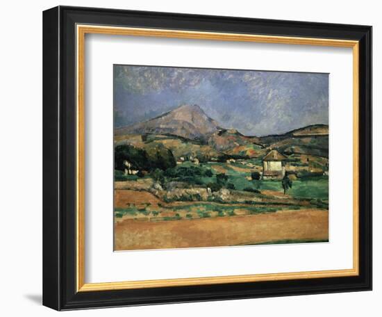 The Plain of the Mont Sainte-Victoire, 1882-1885-Paul Cézanne-Framed Giclee Print