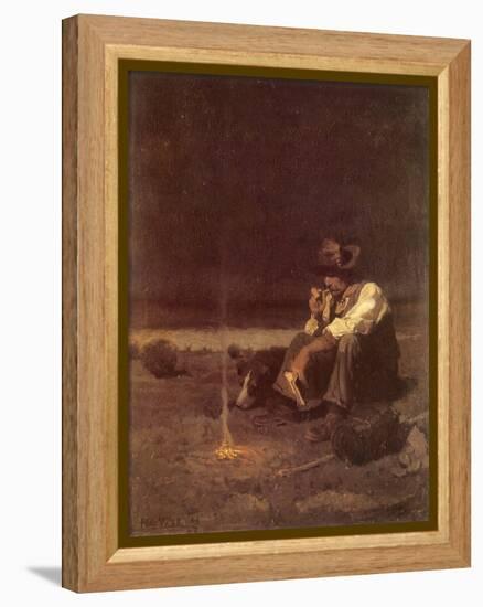 The Plains Herder, 1908-Newell Convers Wyeth-Framed Premier Image Canvas