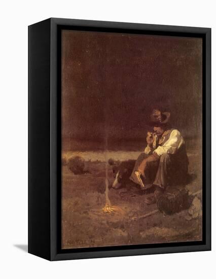 The Plains Herder, 1908-Newell Convers Wyeth-Framed Premier Image Canvas