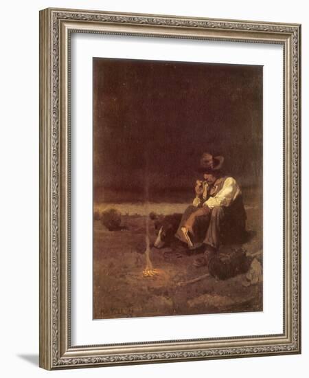 The Plains Herder, 1908-Newell Convers Wyeth-Framed Giclee Print