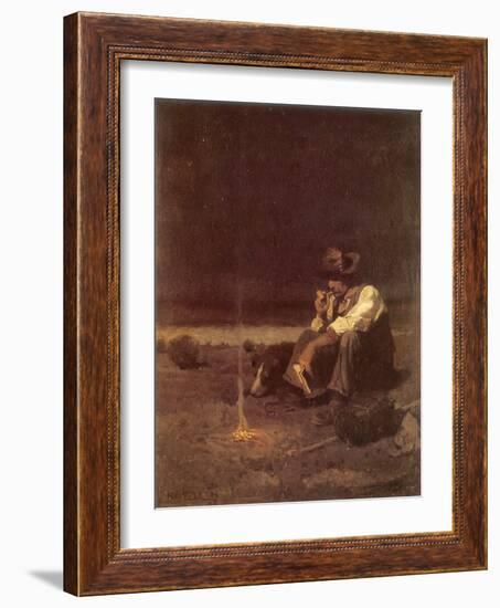 The Plains Herder, 1908-Newell Convers Wyeth-Framed Giclee Print