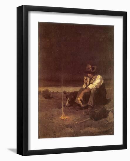 The Plains Herder, 1908-Newell Convers Wyeth-Framed Giclee Print
