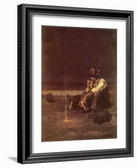 The Plains Herder, 1908-Newell Convers Wyeth-Framed Giclee Print