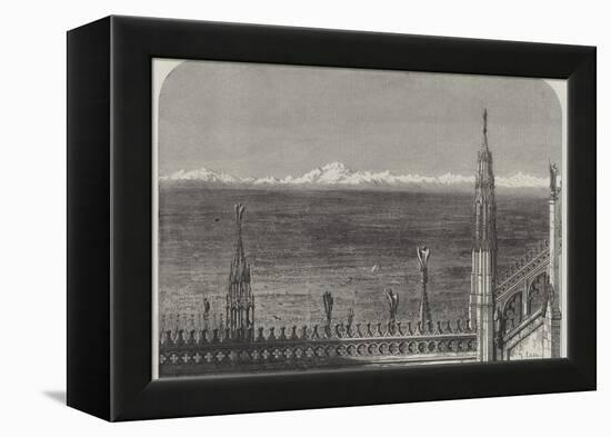 The Plains of Lombardy from the Roof of Milan Cathedral-Samuel Read-Framed Premier Image Canvas