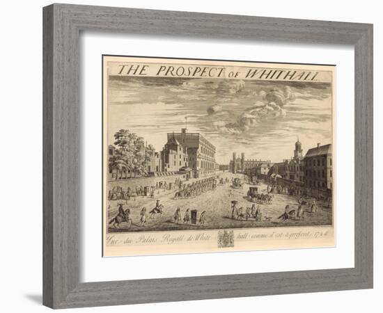 The Plan of Whitehall, 1724-Johannes Kip-Framed Giclee Print