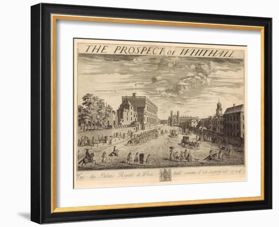 The Plan of Whitehall, 1724-Johannes Kip-Framed Giclee Print