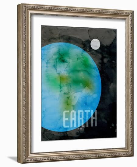 The Planet Earth-Michael Tompsett-Framed Art Print