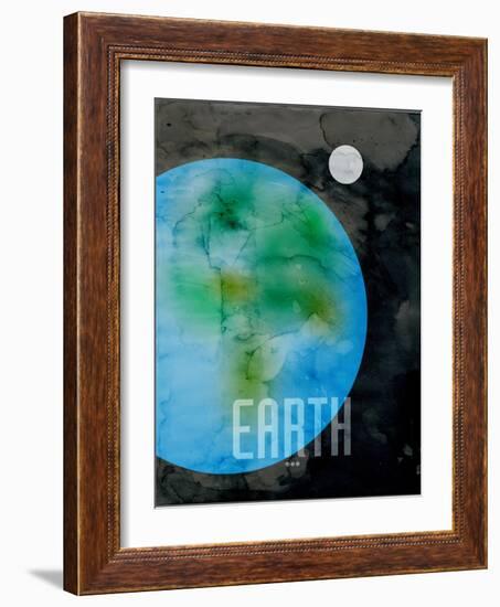 The Planet Earth-Michael Tompsett-Framed Art Print