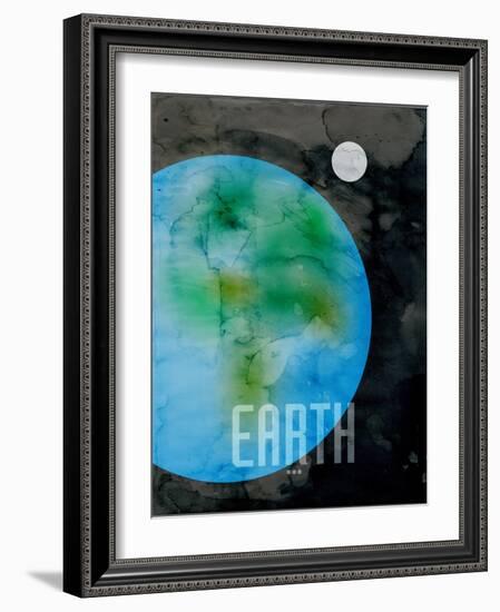 The Planet Earth-Michael Tompsett-Framed Art Print