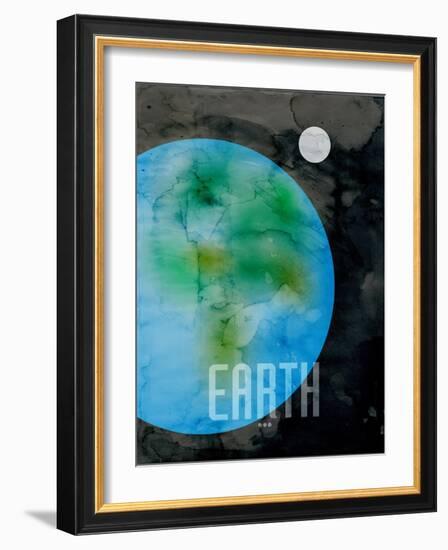 The Planet Earth-Michael Tompsett-Framed Art Print