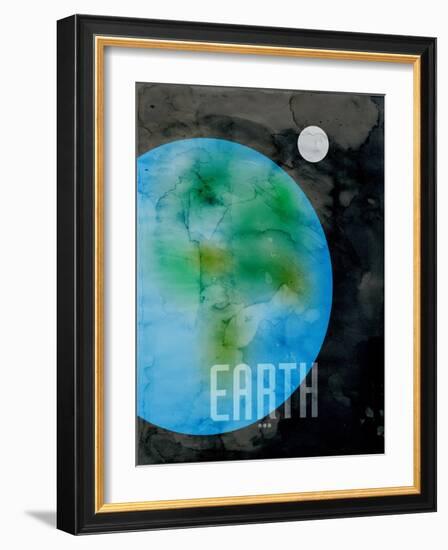 The Planet Earth-Michael Tompsett-Framed Art Print