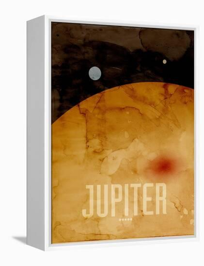 The Planet Jupiter-Michael Tompsett-Framed Stretched Canvas