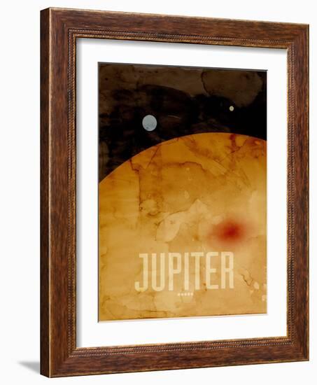 The Planet Jupiter-Michael Tompsett-Framed Art Print