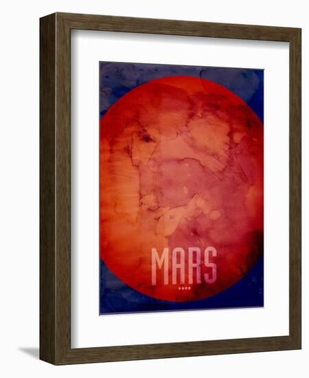 The Planet Mars-Michael Tompsett-Framed Premium Giclee Print