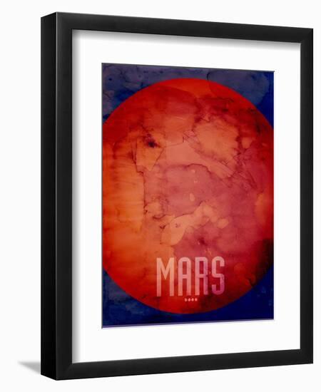 The Planet Mars-Michael Tompsett-Framed Premium Giclee Print