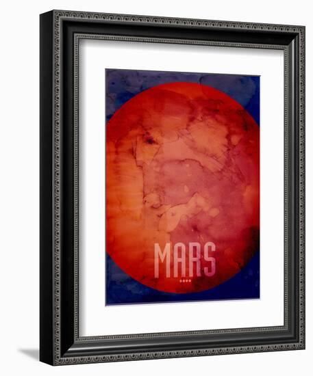 The Planet Mars-Michael Tompsett-Framed Premium Giclee Print