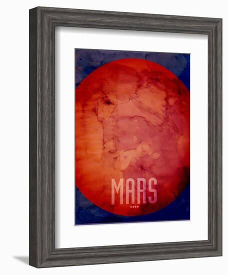 The Planet Mars-Michael Tompsett-Framed Art Print