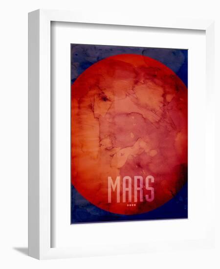 The Planet Mars-Michael Tompsett-Framed Art Print