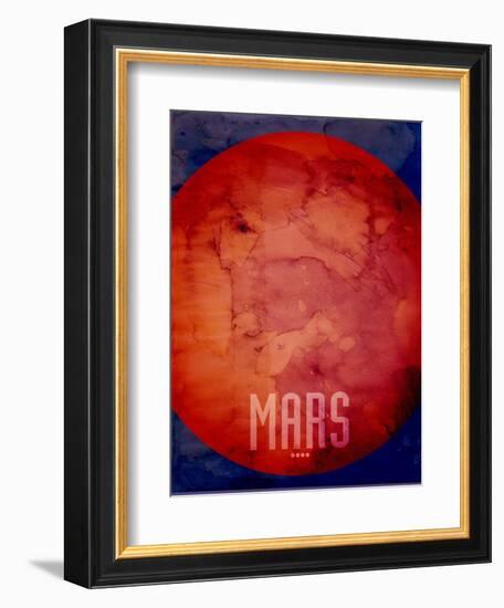 The Planet Mars-Michael Tompsett-Framed Art Print