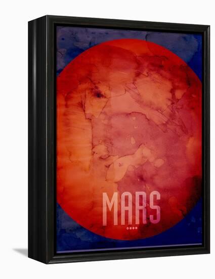 The Planet Mars-Michael Tompsett-Framed Stretched Canvas