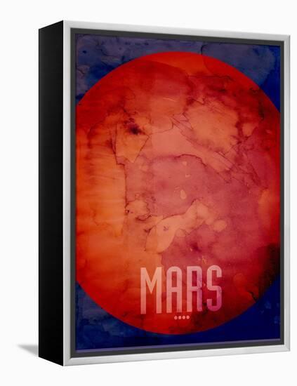 The Planet Mars-Michael Tompsett-Framed Stretched Canvas