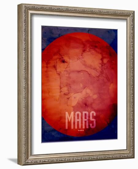 The Planet Mars-Michael Tompsett-Framed Art Print