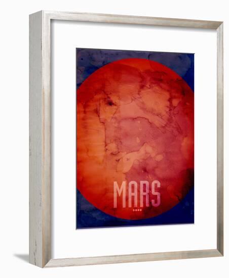 The Planet Mars-Michael Tompsett-Framed Art Print