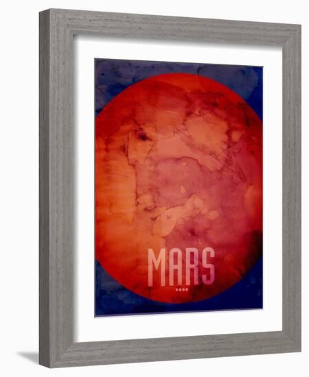 The Planet Mars-Michael Tompsett-Framed Art Print