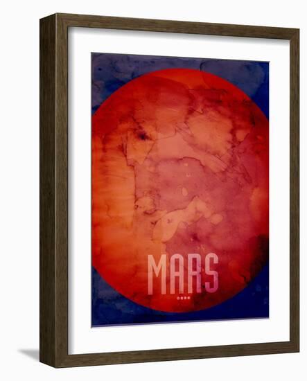 The Planet Mars-Michael Tompsett-Framed Art Print