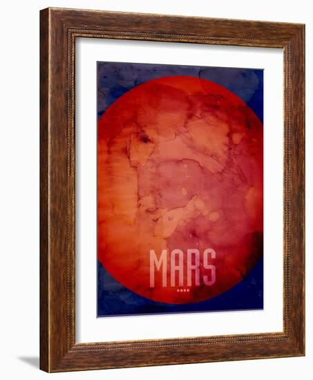 The Planet Mars-Michael Tompsett-Framed Art Print