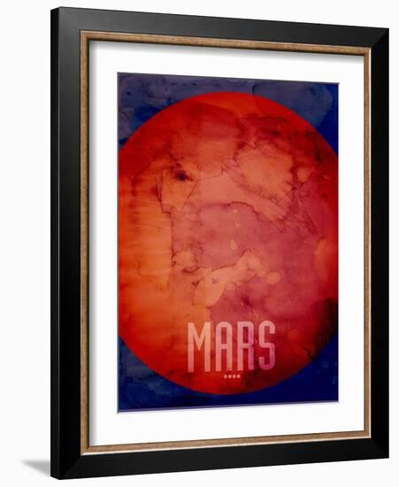 The Planet Mars-Michael Tompsett-Framed Art Print