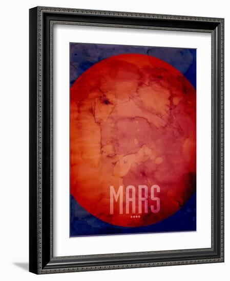 The Planet Mars-Michael Tompsett-Framed Art Print