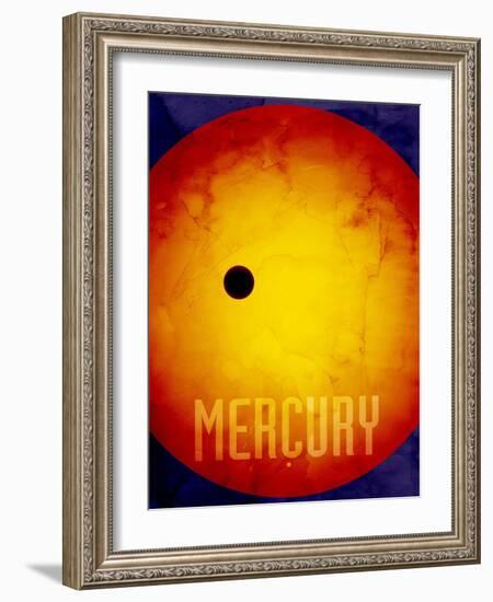 The Planet Mercury-Michael Tompsett-Framed Art Print