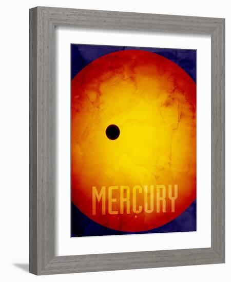 The Planet Mercury-Michael Tompsett-Framed Art Print