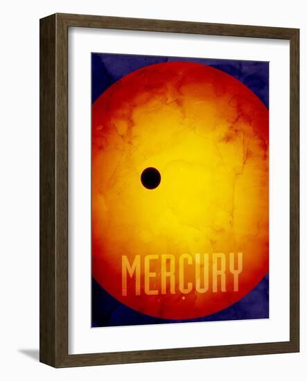 The Planet Mercury-Michael Tompsett-Framed Art Print