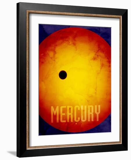 The Planet Mercury-Michael Tompsett-Framed Art Print