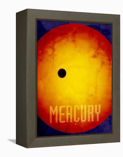 The Planet Mercury-Michael Tompsett-Framed Stretched Canvas